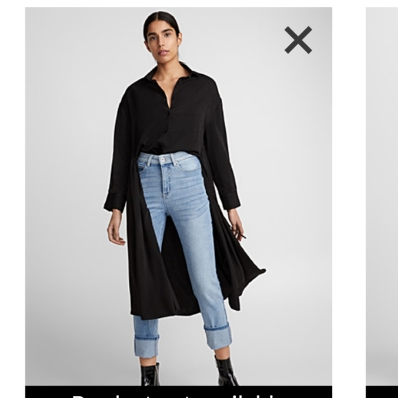 Black asymmetrical top Size M - Picture 1 of 8